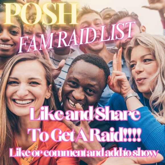 Tops - POSH FAMILY RAID! Add to show for potential raid!!!!!!